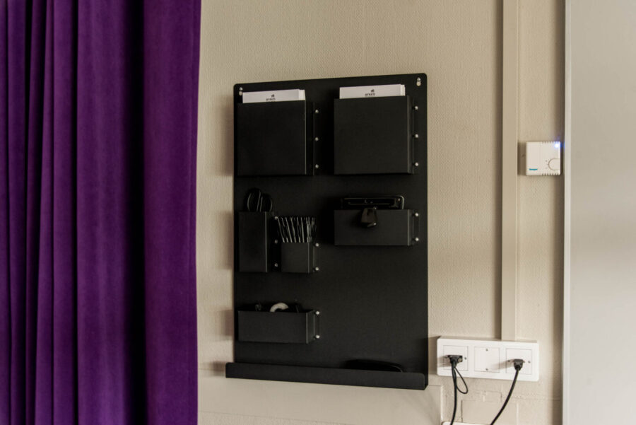 A spacious conference room with high comfort