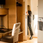connecting door