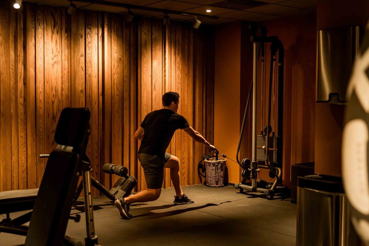 dragmaskin i gym
