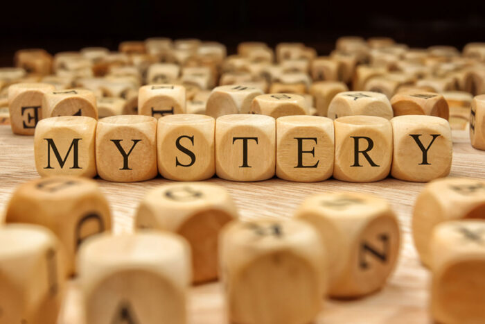 game blocks with letters mystery