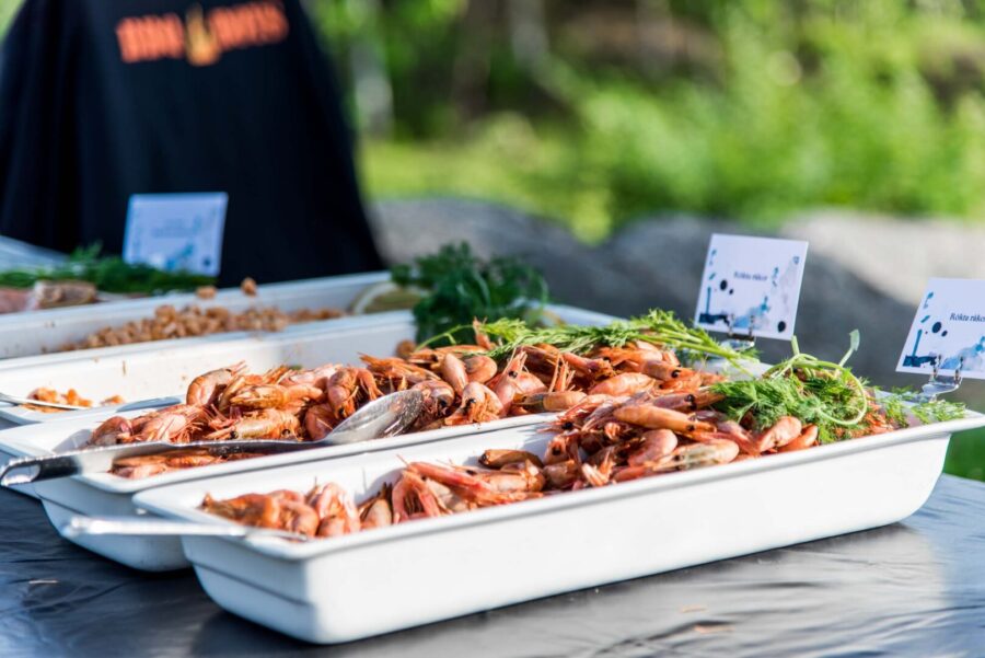 shrimp on a buffet