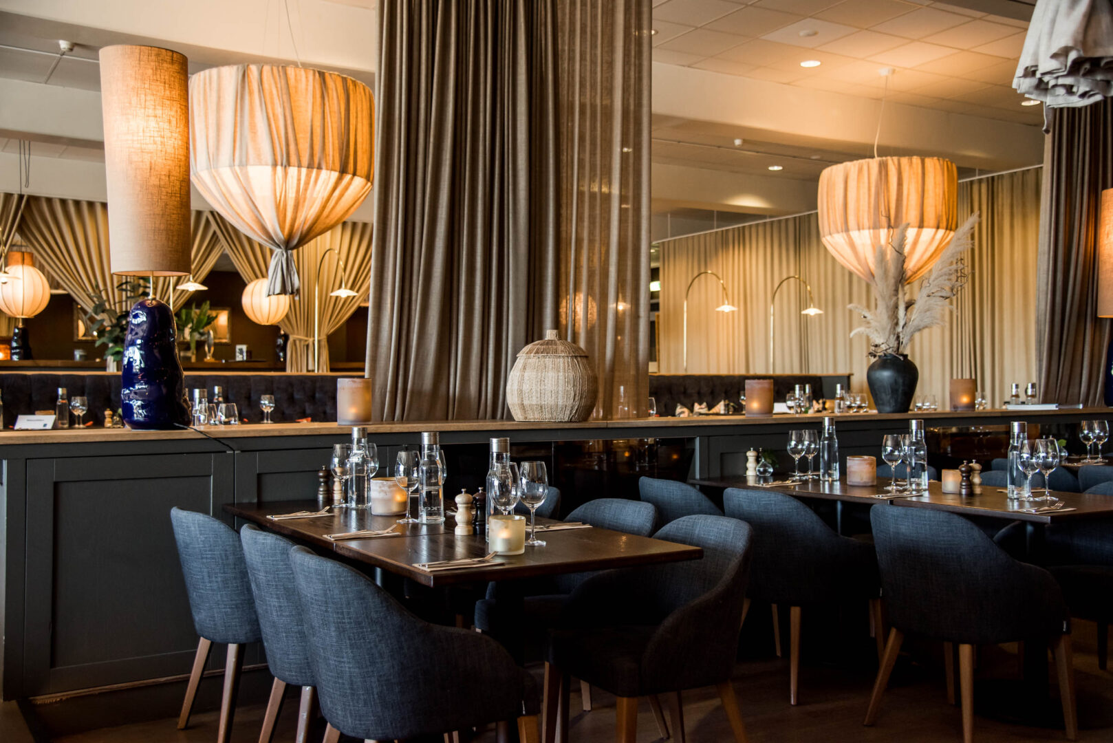interiör på restaurang flora