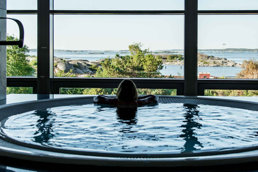 bubbelpool med utsikt