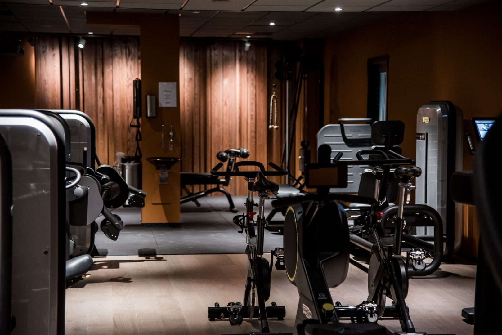 maskiner på gymmet
