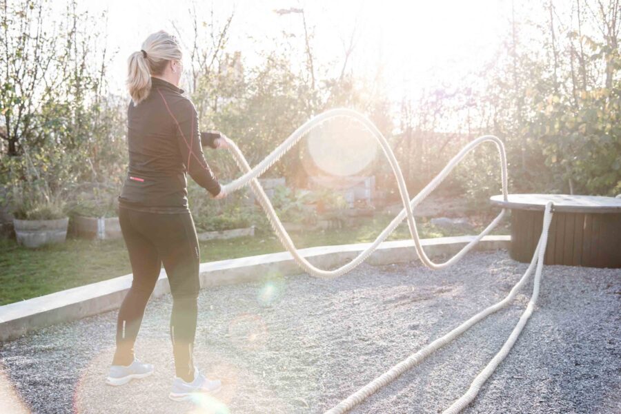 Träning i naurgym på Art Garden Spa