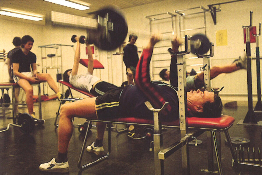 gym on the ark in the 70s