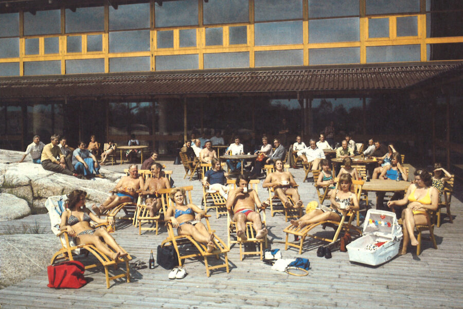 götaverket staff on the sun deck